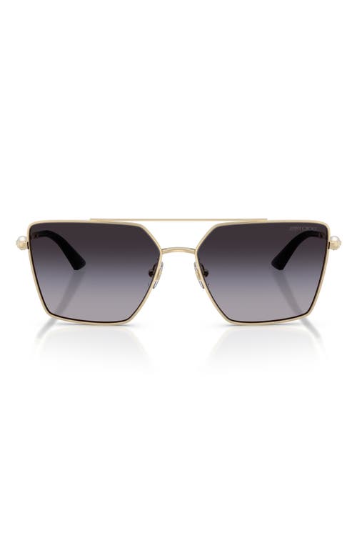 Jimmy Choo Joss 58mm Gradient Square Sunglasses In Multi
