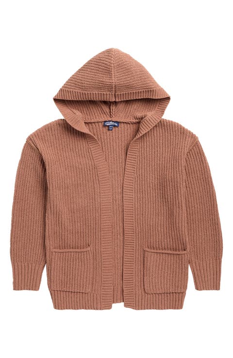 Kids' Hooded Open Cardigan (Big Kid)