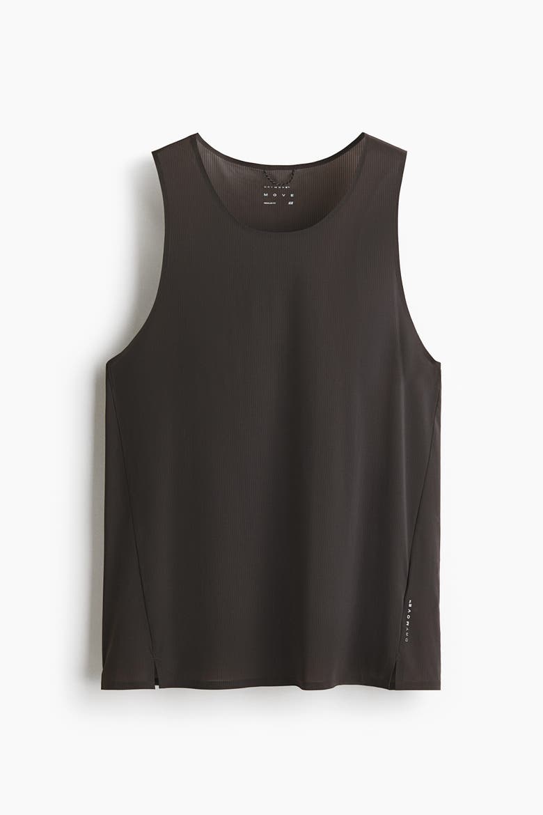 Cooling Lightweight Running Vest Top, Alternate, color, Dark gray