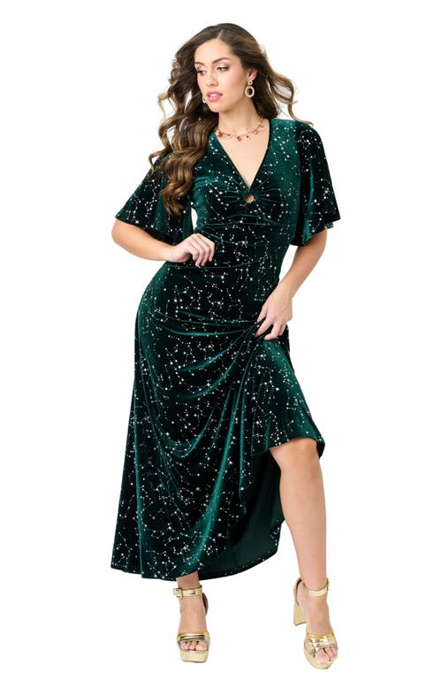 Smak Parlour Plus Size Knit Maxi Dress In Green