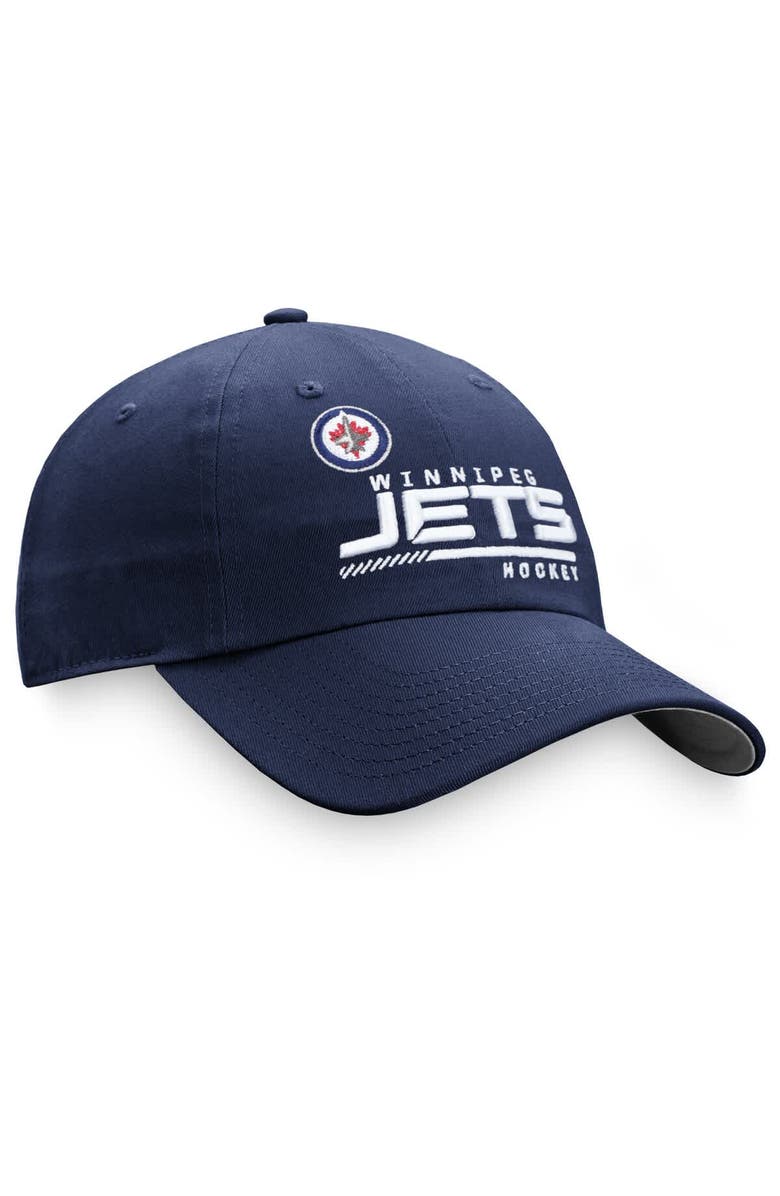 FANATICS Women's Fanatics Navy Winnipeg Jets Authentic Pro Locker Room Adjustable - Hat, Alternate, color,