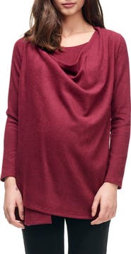 Maternal America Maternity/Nursing Wrap Top