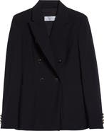 Max Mara Ricetta Double Breasted Wool Knit Blazer