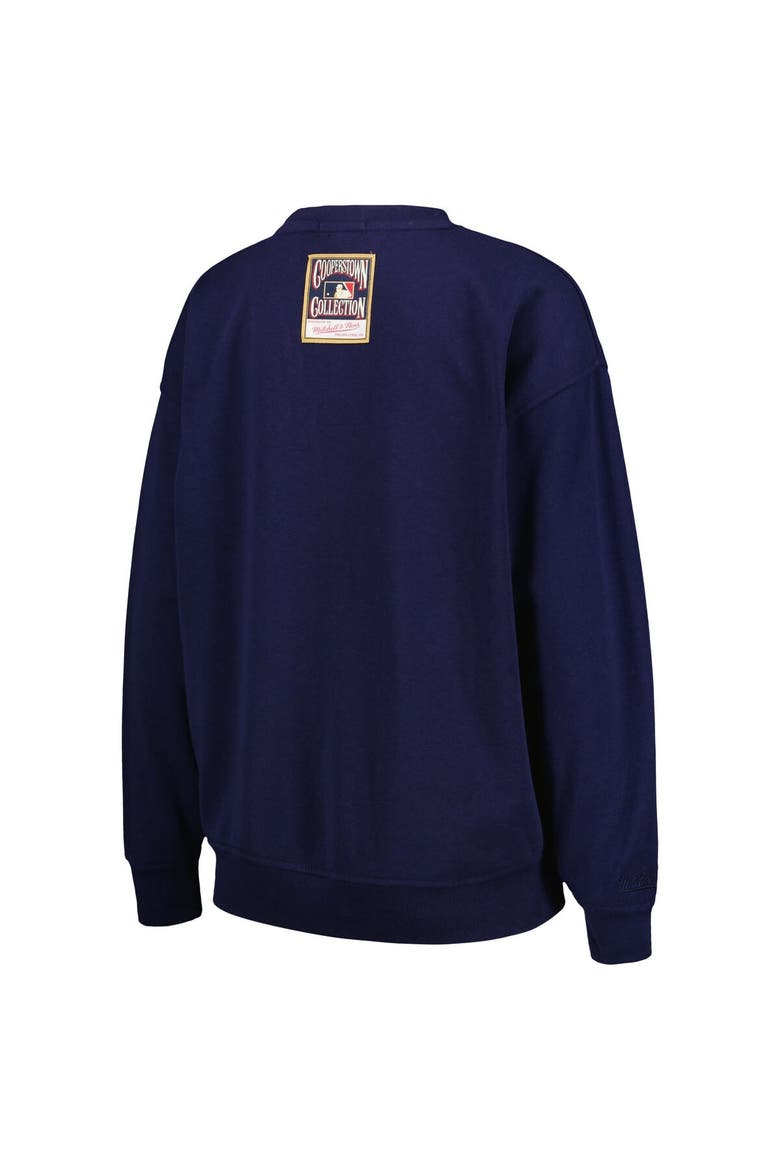 Women's Mitchell & Ness Navy Houston Astros Logo Lt 2.0 Pullover Sweatshirt, Alternate, color, Navy