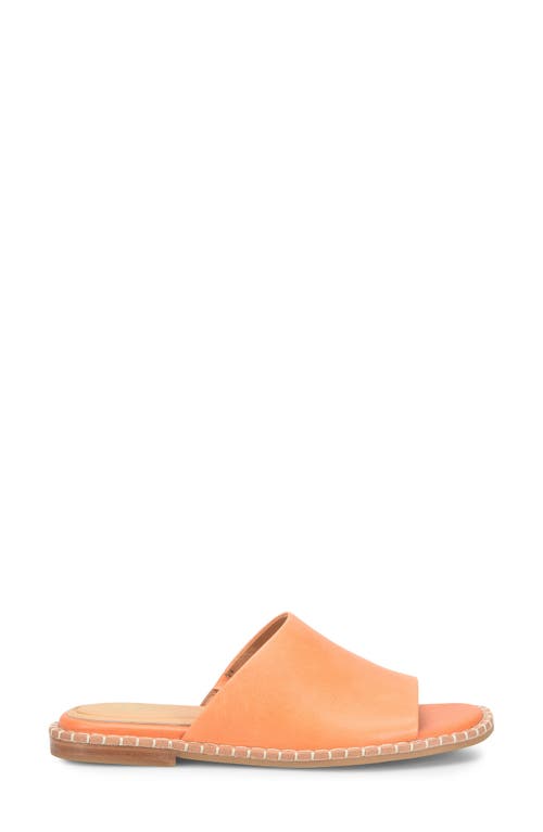 Söfft Noble Ii Slide Sandal In Sunset Orange