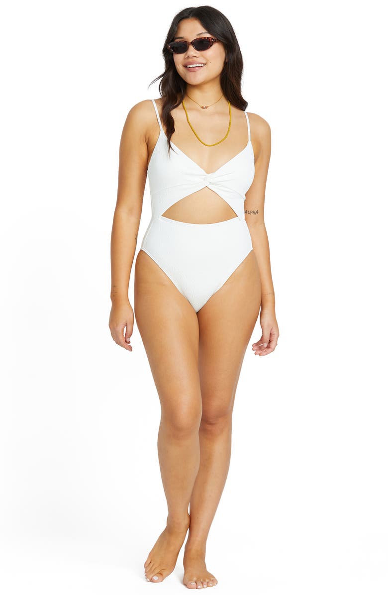 Billabong Salt & Sol Mika Cutout One-Piece Swimsuit, Alternate, color, 