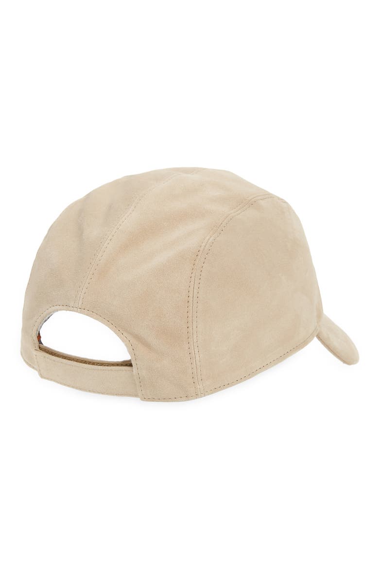 Suede Baseball Cap, Alternate, color, SAND