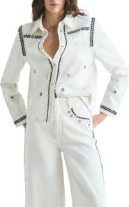 Scalpers Denim Print Shirt