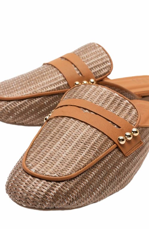 Forever & Always Shoes Patrizia Leather Mule In Brown