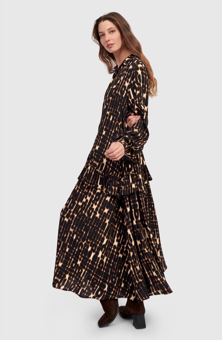 Alembika Tessera Maxi Dress, Alternate, color, Matrix