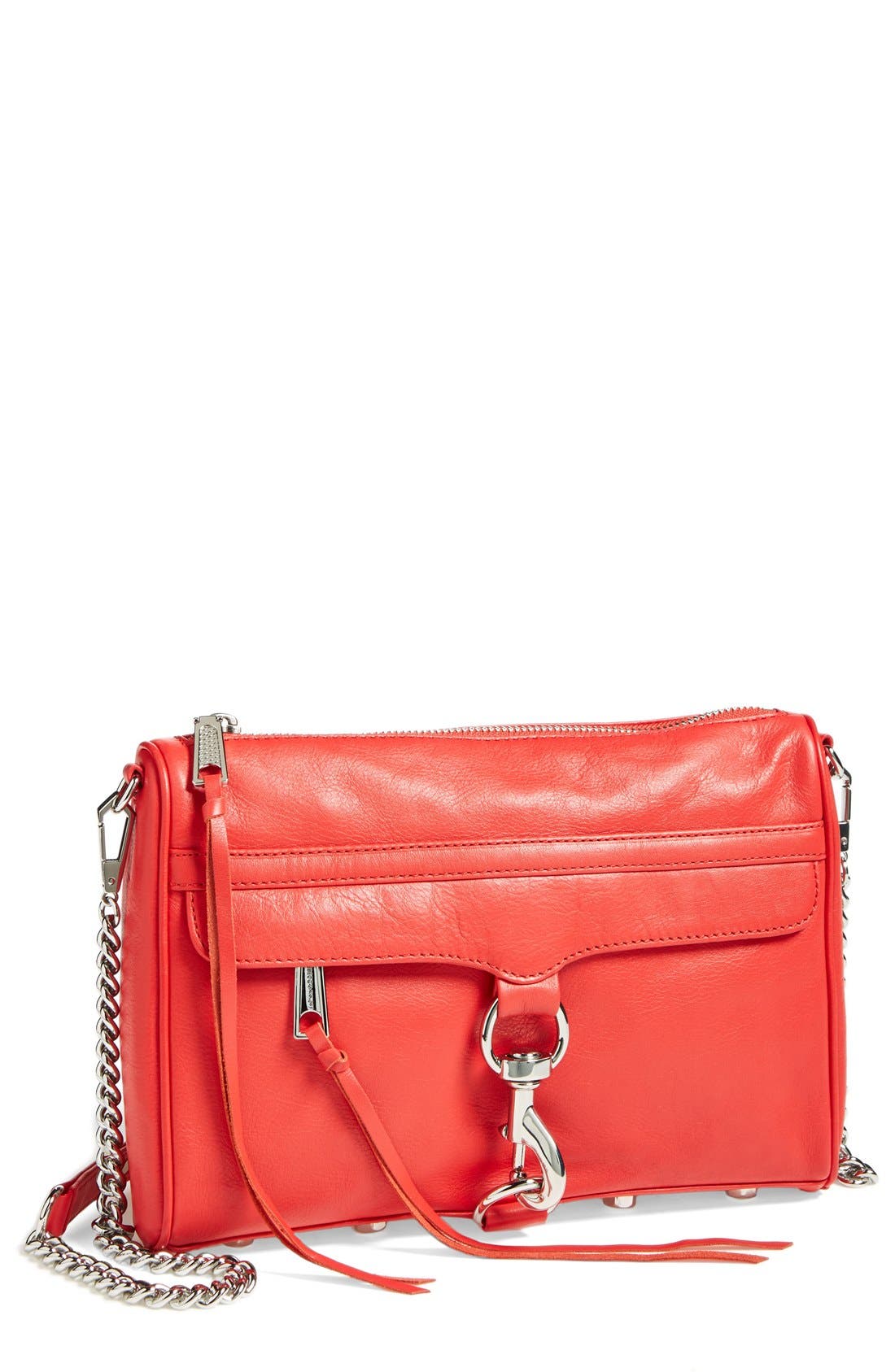 'MAC' Convertible Crossbody Bag, Main, color, POPPY RED