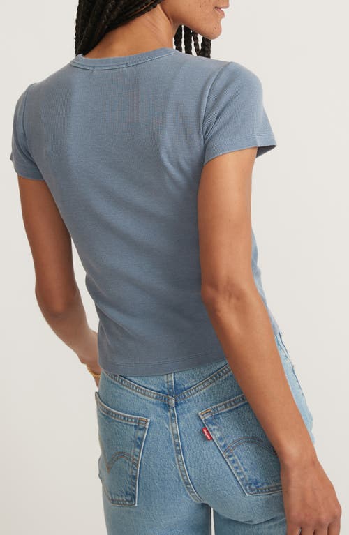 MARINE LAYER MARINE LAYER LEXI SUN-IN CREWNECK RIB T-SHIRT