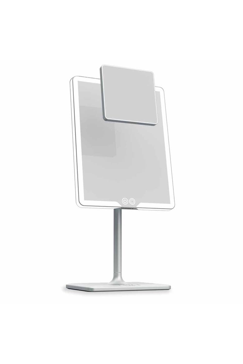 ORBIT Mirror | LED Lighted Vanity Makeup Mirror with 7X Magnification, Alternate, color, Chalk Grey