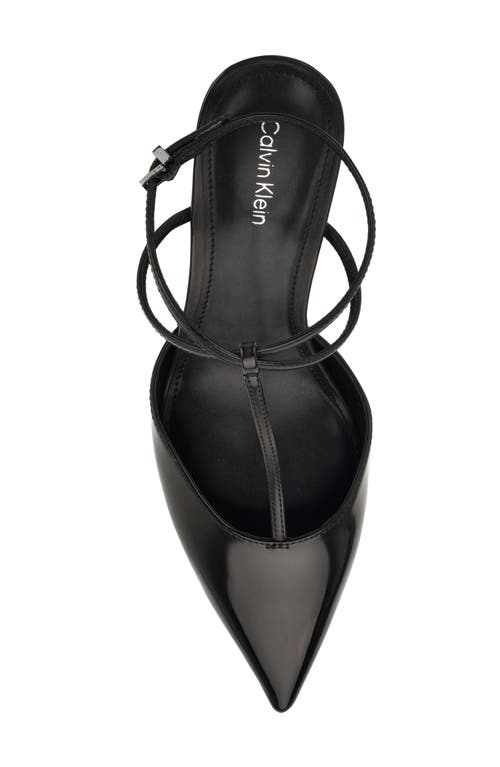 Calvin Klein Avriel 2 Ankle Strap Pump In Black