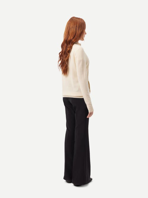 Gobi Mongolian Cashmere Full-zip Cashmere Cardigan In Off White