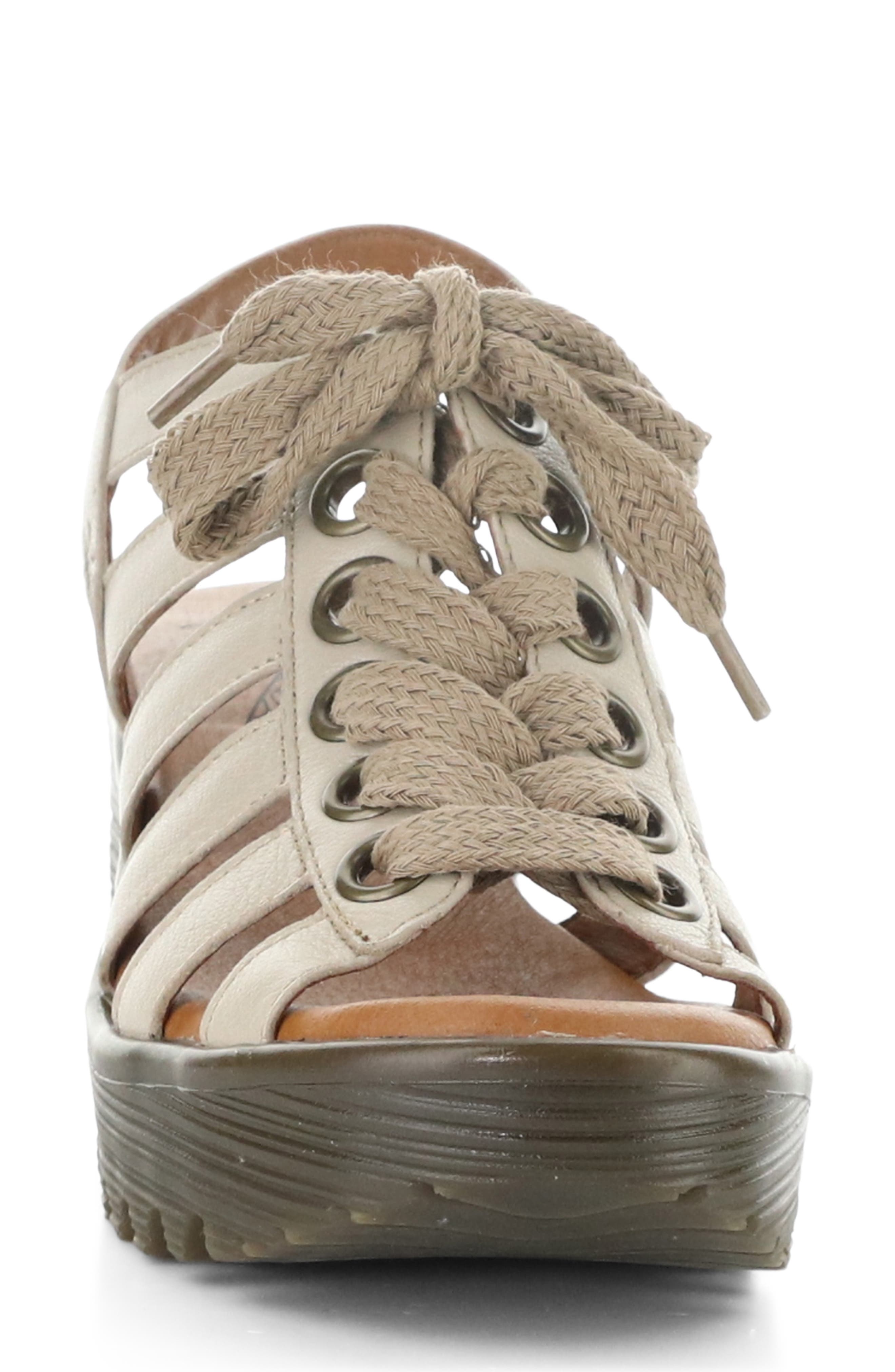 Litu Strappy Platform Wedge Sandal, Alternate, color, TAUPE