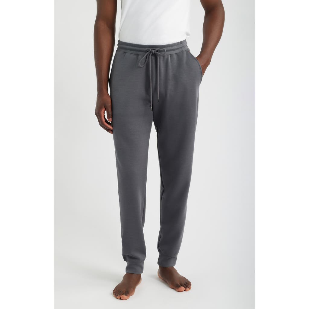 Daniel Buchler Performance Knit Joggers In Charcoal