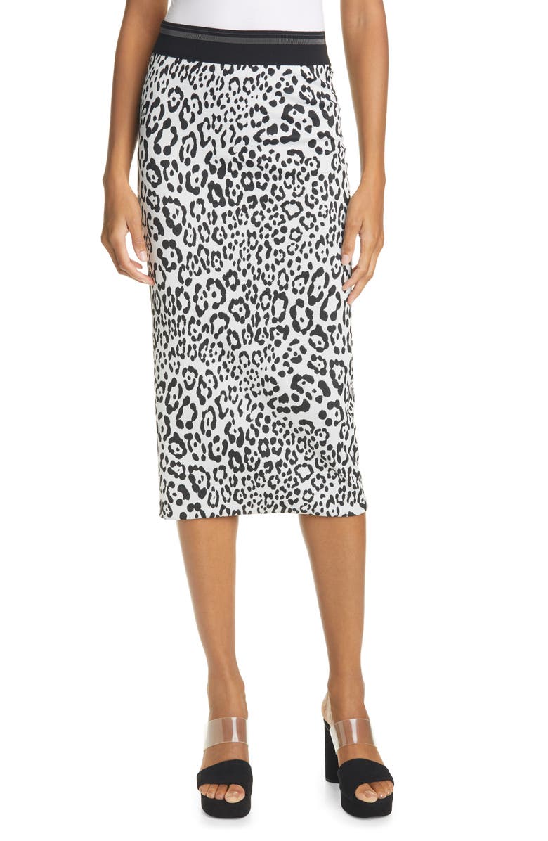 Le Superbe Leopard King Liza Pencil Skirt, Main, color, 