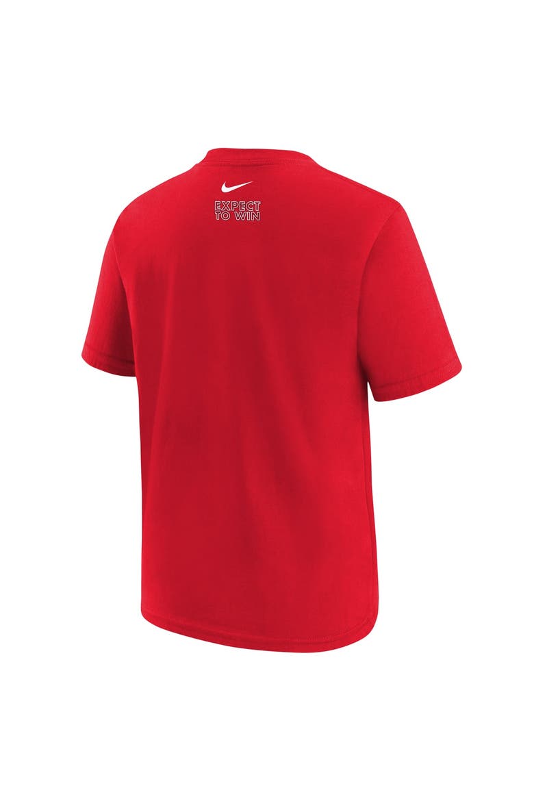 Youth Nike  Red Indiana Fever Rebel Edition T-Shirt, Alternate, color, Red