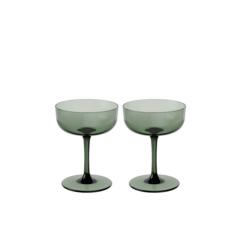 Like Sage Champagne / Dessert Bowl Pair