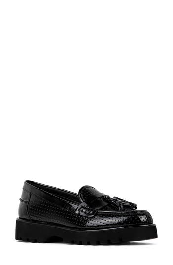 DONALD PLINER DONALD PLINER HAARLE LUG SOLE TASSEL LOAFER