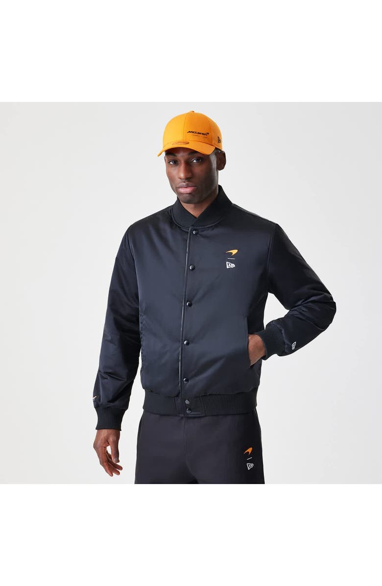 New Era Men's New Era  Camo/Black McLaren F1 Team Reversible Full-Snap Bomber Jacket, Alternate, color, 