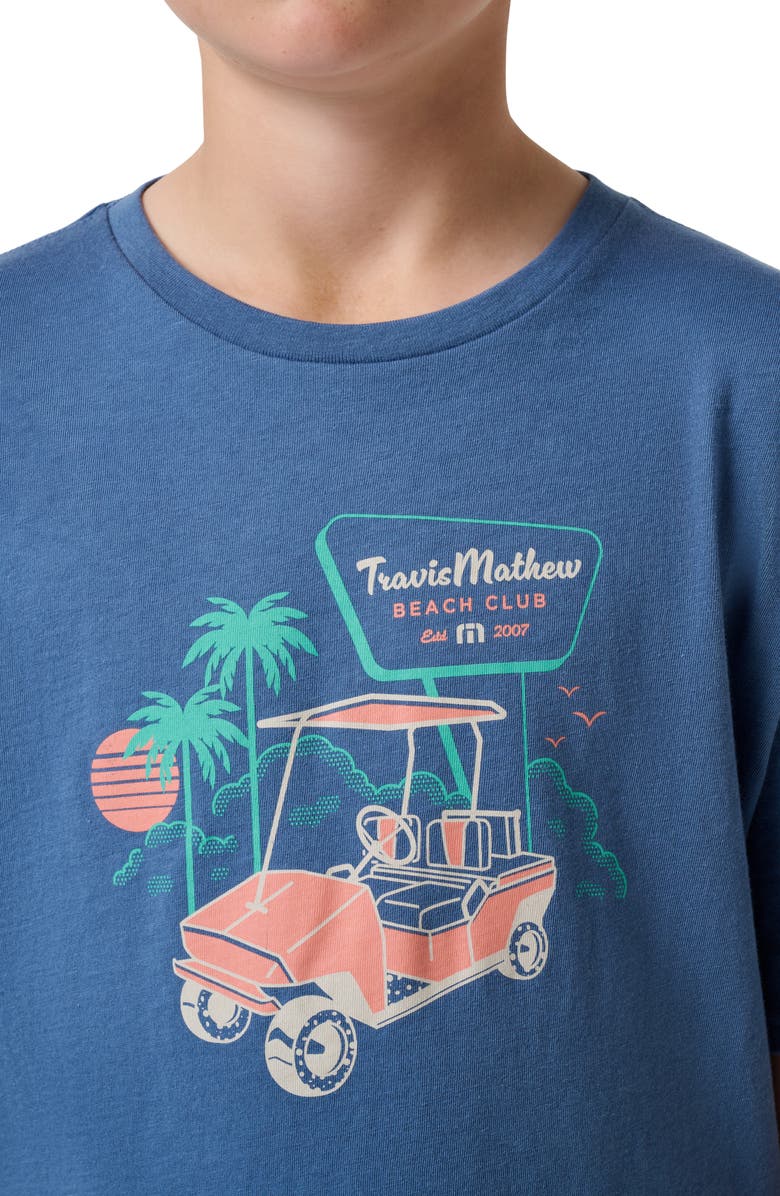 TravisMathew Kids' Bellhop Cotton Graphic T-Shirt, Alternate, color, Blue Horizon