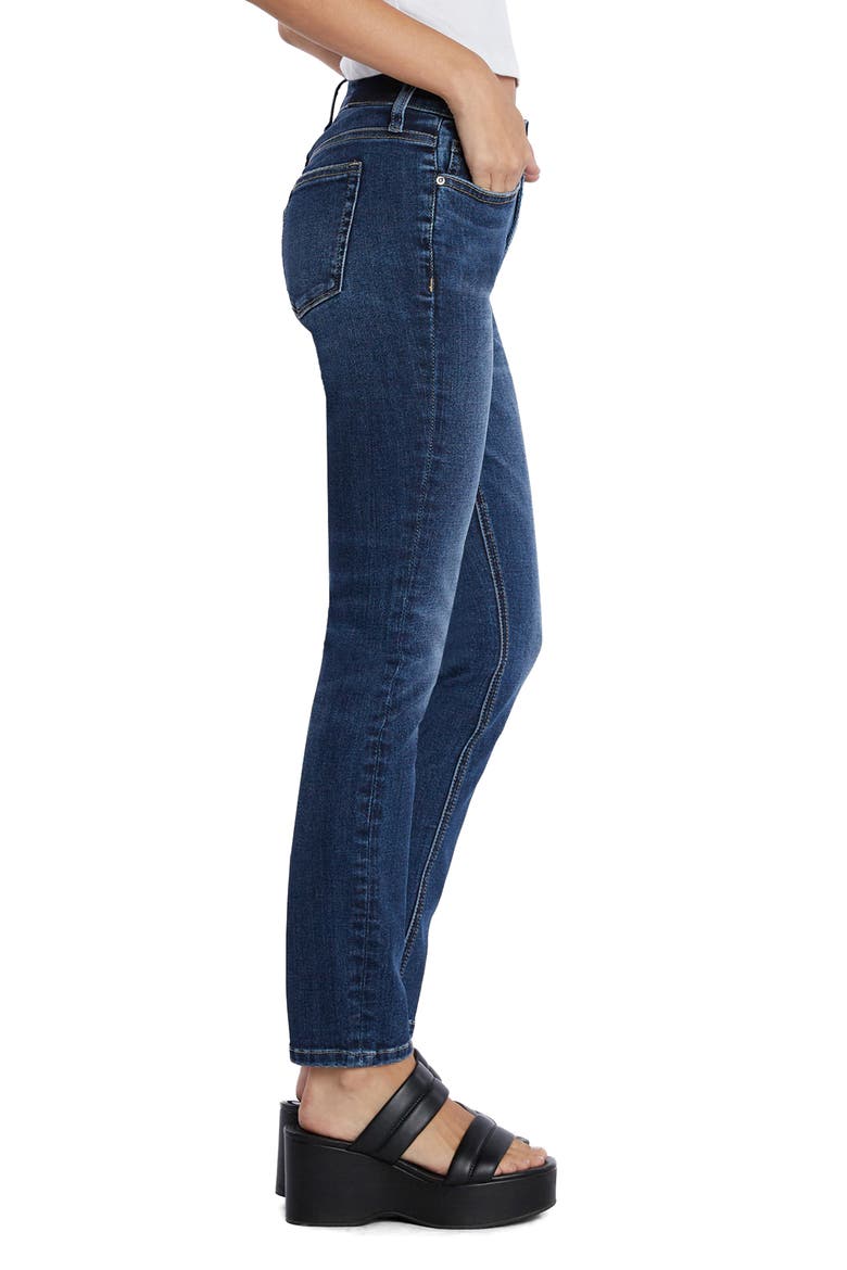 Mid Rise Skinny Jeans, Alternate, color, SIENNA BLUE