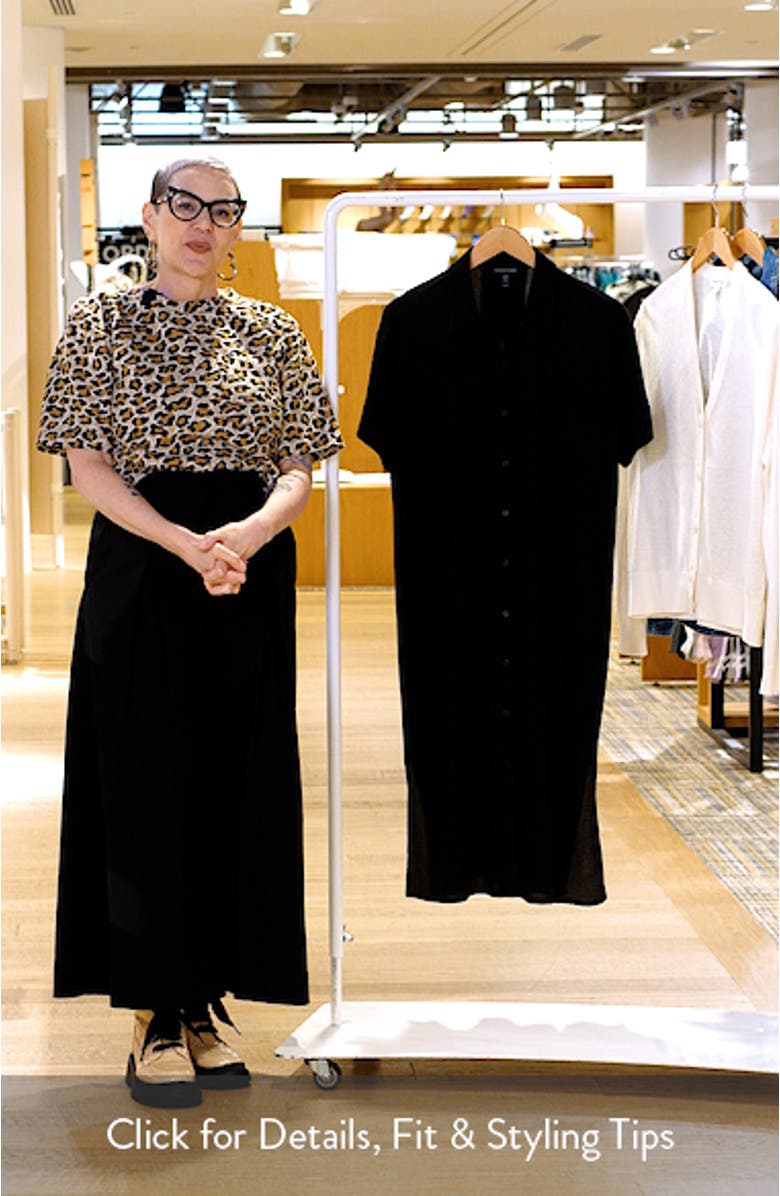 Crinkle Shirtdress, sales video thumbnail