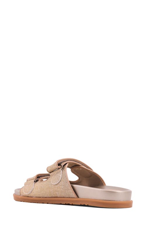 Shushop Blair Slide Sandal In Gold