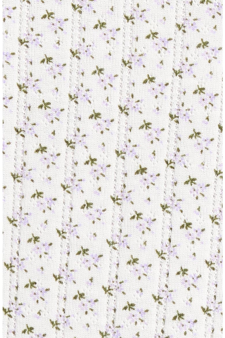 Henley Cotton Pajamas, Alternate, color, PURPLE BUD