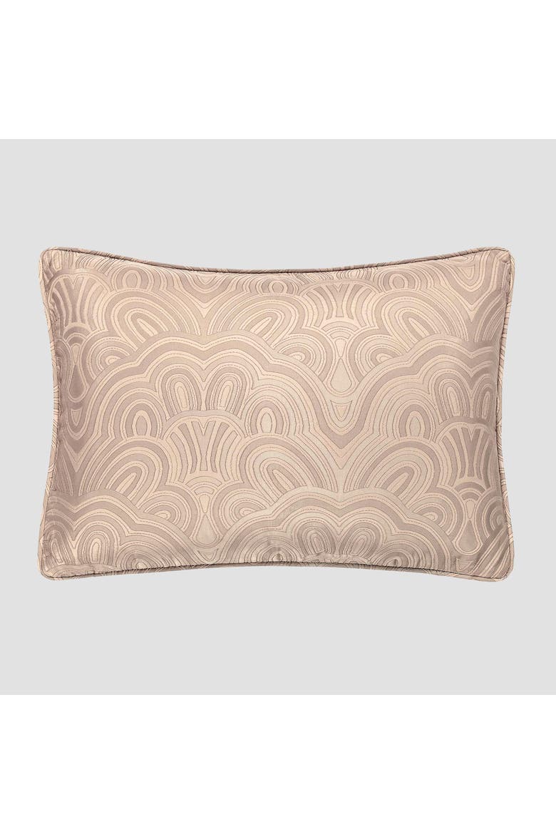 Art Deco Decorative Pillow, Main, color, Beige