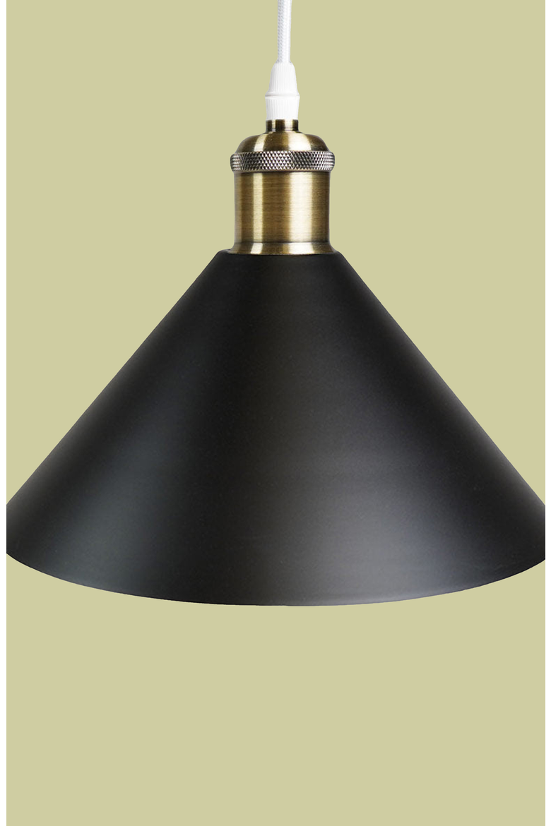 Modern Pendant Light and Socket, Alternate, color, White/Bronze
