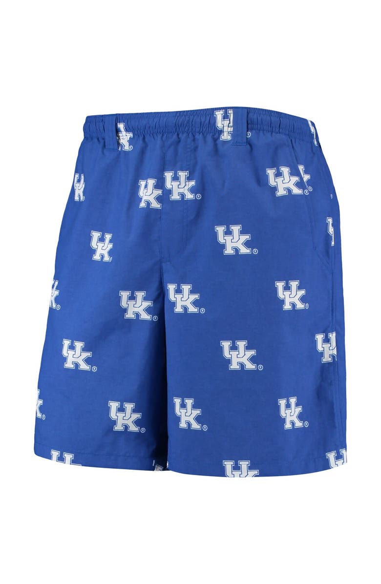 Columbia Men's Columbia PFG Royal Kentucky Wildcats Backcast II 8" Omni-Shade Hybrid Shorts, Alternate, color, Royal