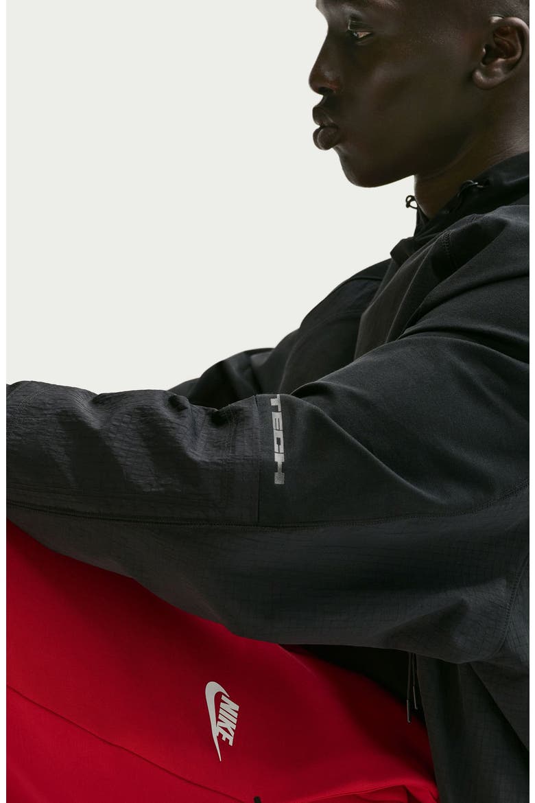 Tech Fleece Drawstring Shorts, Alternate, color, SPEED RED/ WHITE