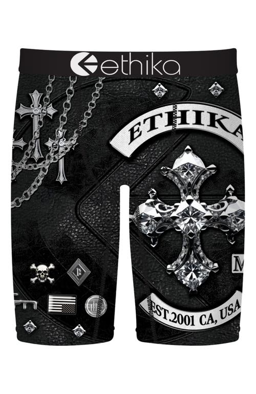 Ethika Boys   Graphic Briefs In Black