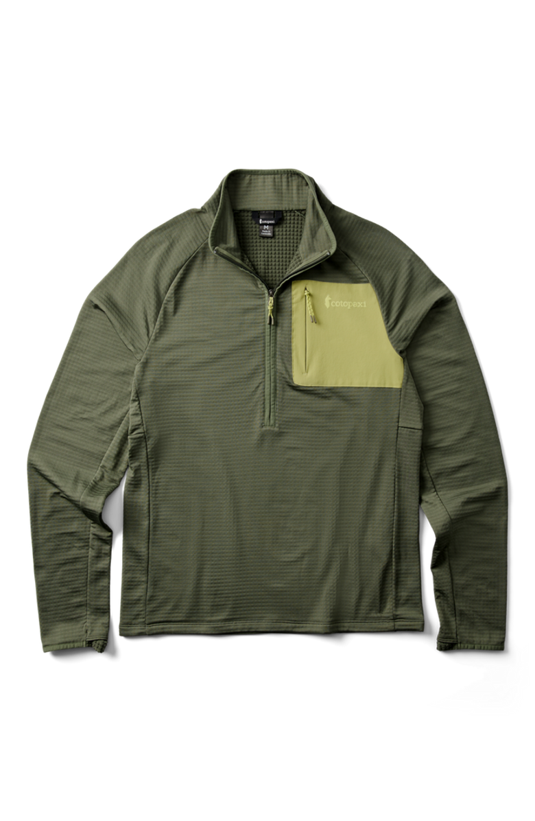 Cotopaxi Otero Fleece Half-Zip Pullover - Men's, Alternate, color, Fatigue