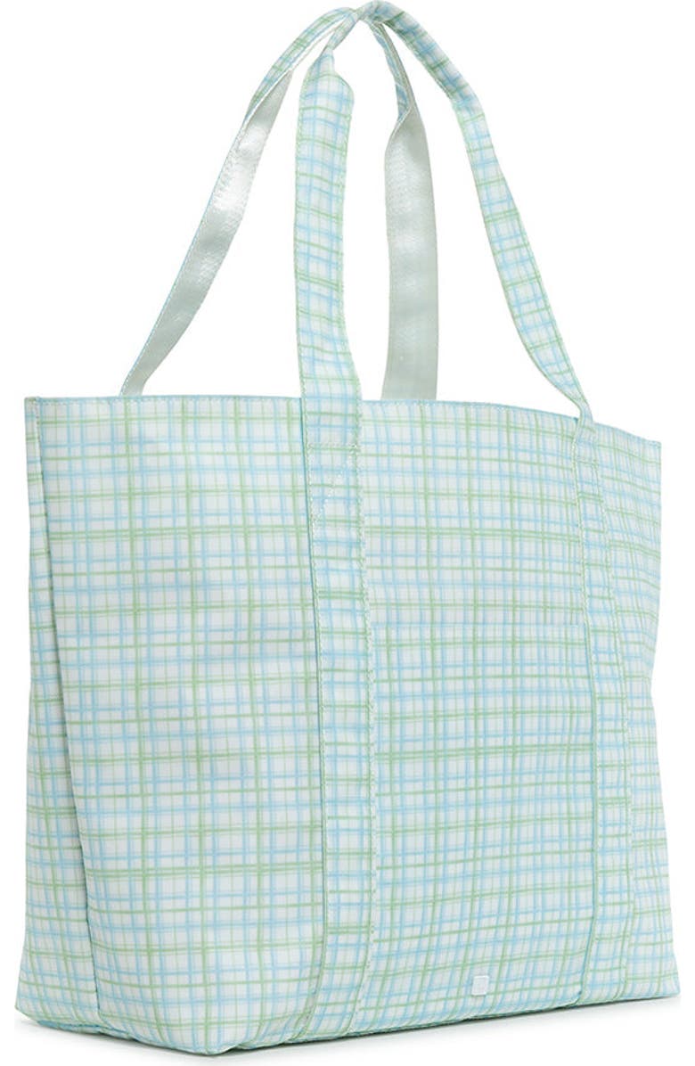 TRVL Design Classic Plaid Green Tote, Alternate, color,
