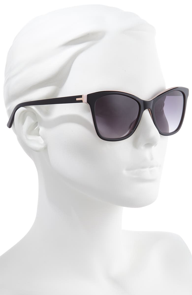 Ted Baker London 54mm Cat Eye Sunglasses, Alternate, color,