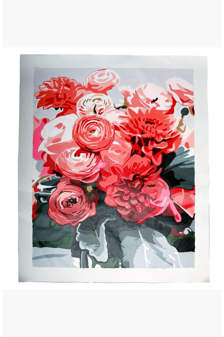 Blushing Blooms Special Edition Illustrated Paint by Numbers Kit, Alternate, color, Pink