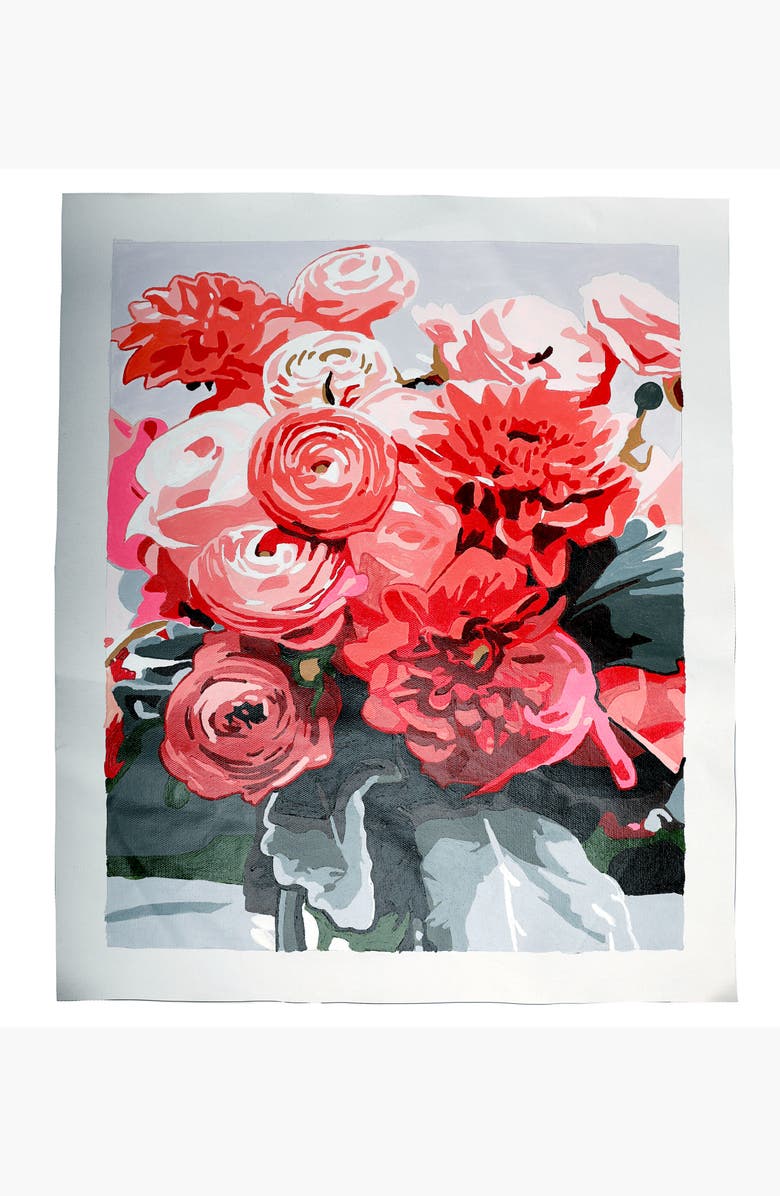 Pink Picasso Kits Blushing Blooms Special Edition Illustrated Paint by Numbers Kit, Alternate, color, Pink