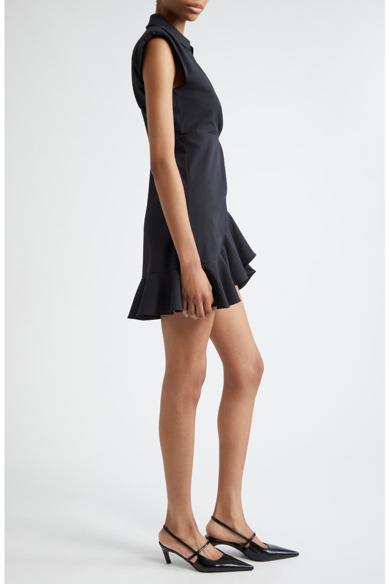 Beatrice Cap Sleeve Minidress, Alternate, color, BLACK