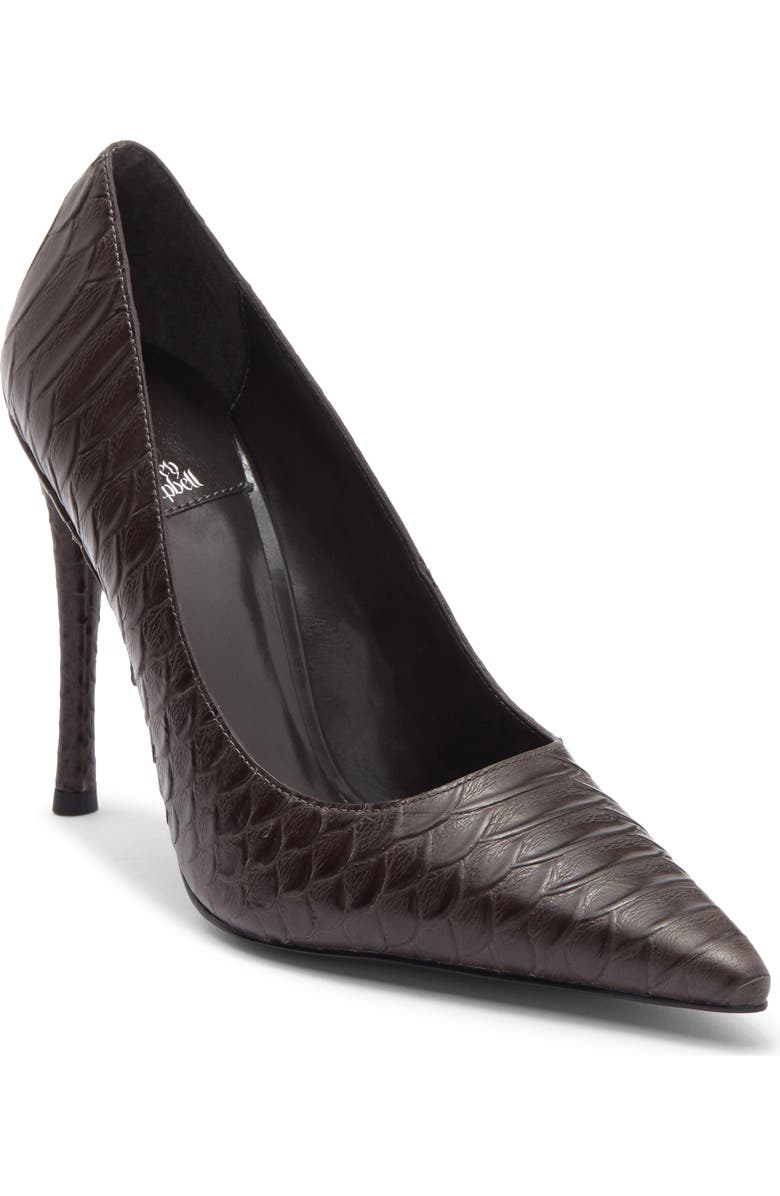 Jeffrey Campbell Good Luck Pump, Main, color, Grey Snake