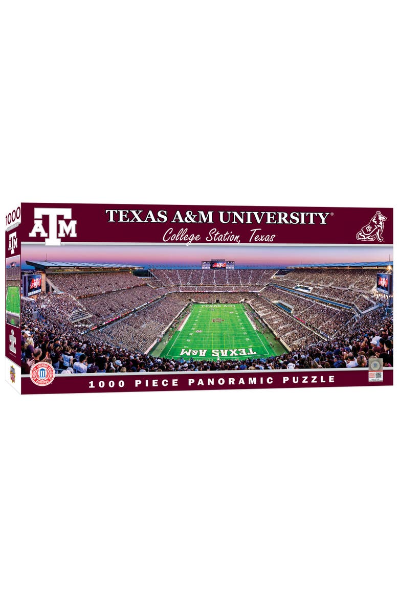 Texas A&M Aggies 1000pc Panoramic Puzzle, Main, color, Multicolor
