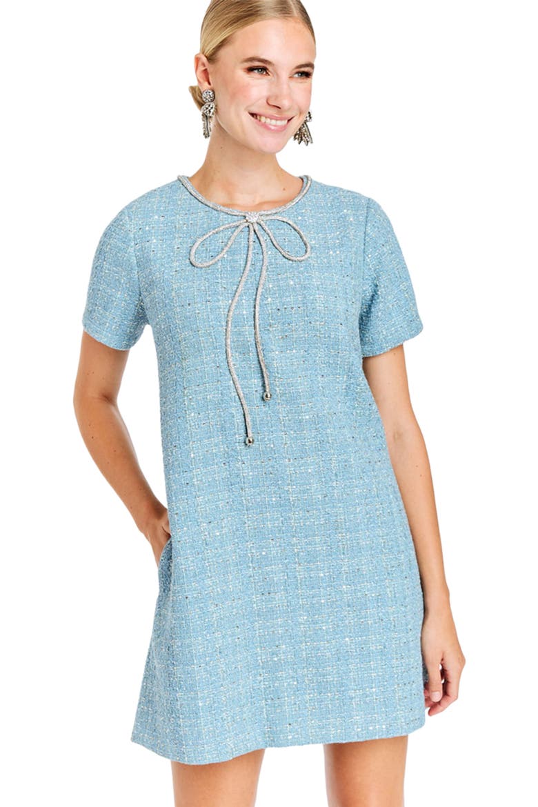 Ainslee Mini Dress, Main, color, Blue