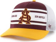 '47 Youth '47 Maroon/Gold Arizona State Sun Devils Super Stripe Hitch Adjustable Trucker Hat