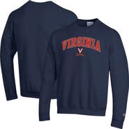 Champion Men's Champion Navy Virginia Cavaliers Arch Over Logo Pullover Sweatshirt