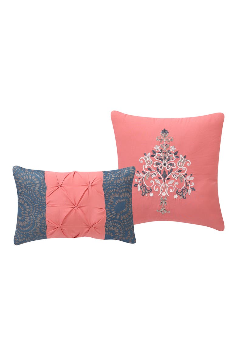 Casa Real Comforter 5-Piece Set, Alternate, color, CORAL