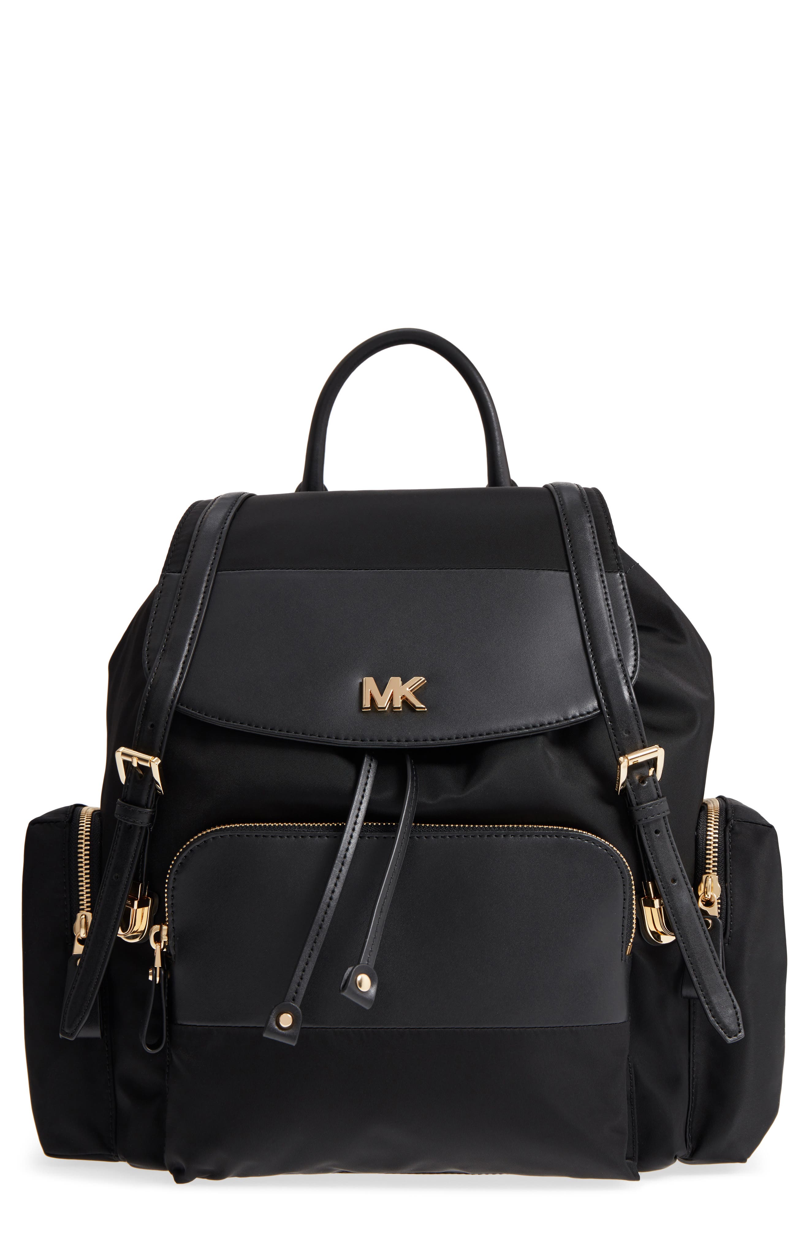 MICHAEL Michael Kors Large Nylon Diaper Backpack, Main, color, 