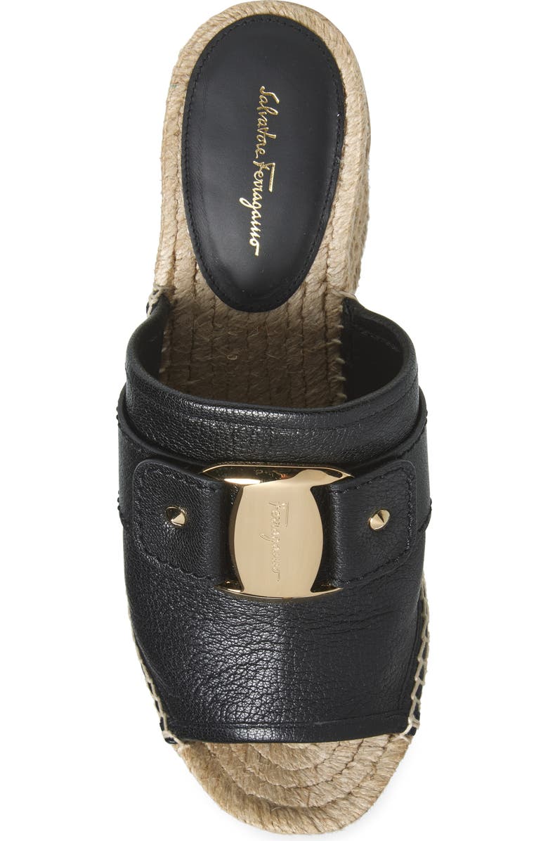 FERRAGAMO Espadrille Wedge Sandal, Alternate, color,